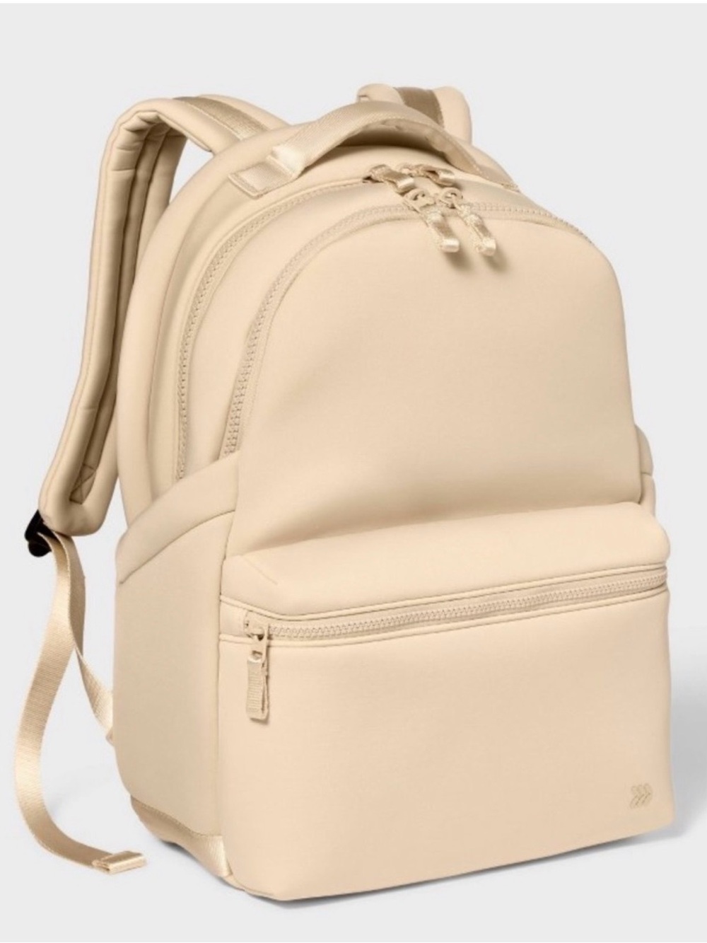 NWT All In Motion 14L Faux Neoprene Backpack in Cream